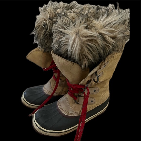 SOREL WINTER-BOOTS WITH FUR - Picture 1 of 7